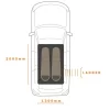 Darche ECO Ridgeback Grey Roof Top Tent (T050801555S) - View 4