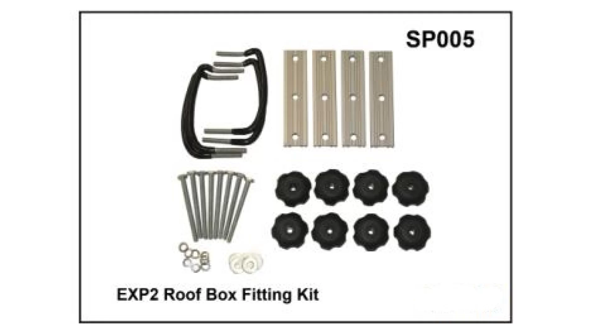 Whispbar EXP2 Roof Box Fitting Kit YSP005