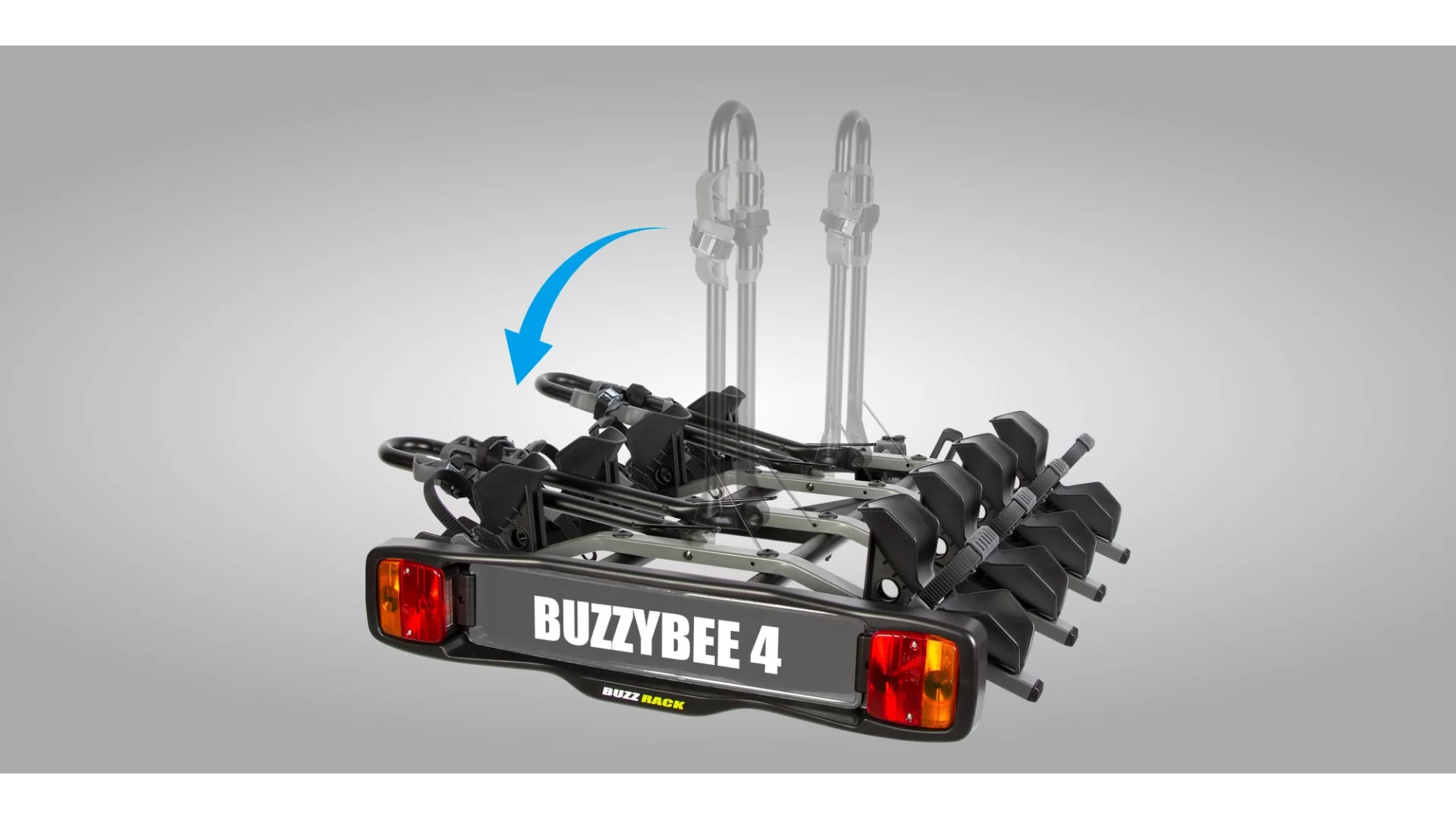 Buzzrack Buzzybee 4 (Tow Ball) 4 Bike Platform Rack - BR-4-BUZZYBEE - View 7