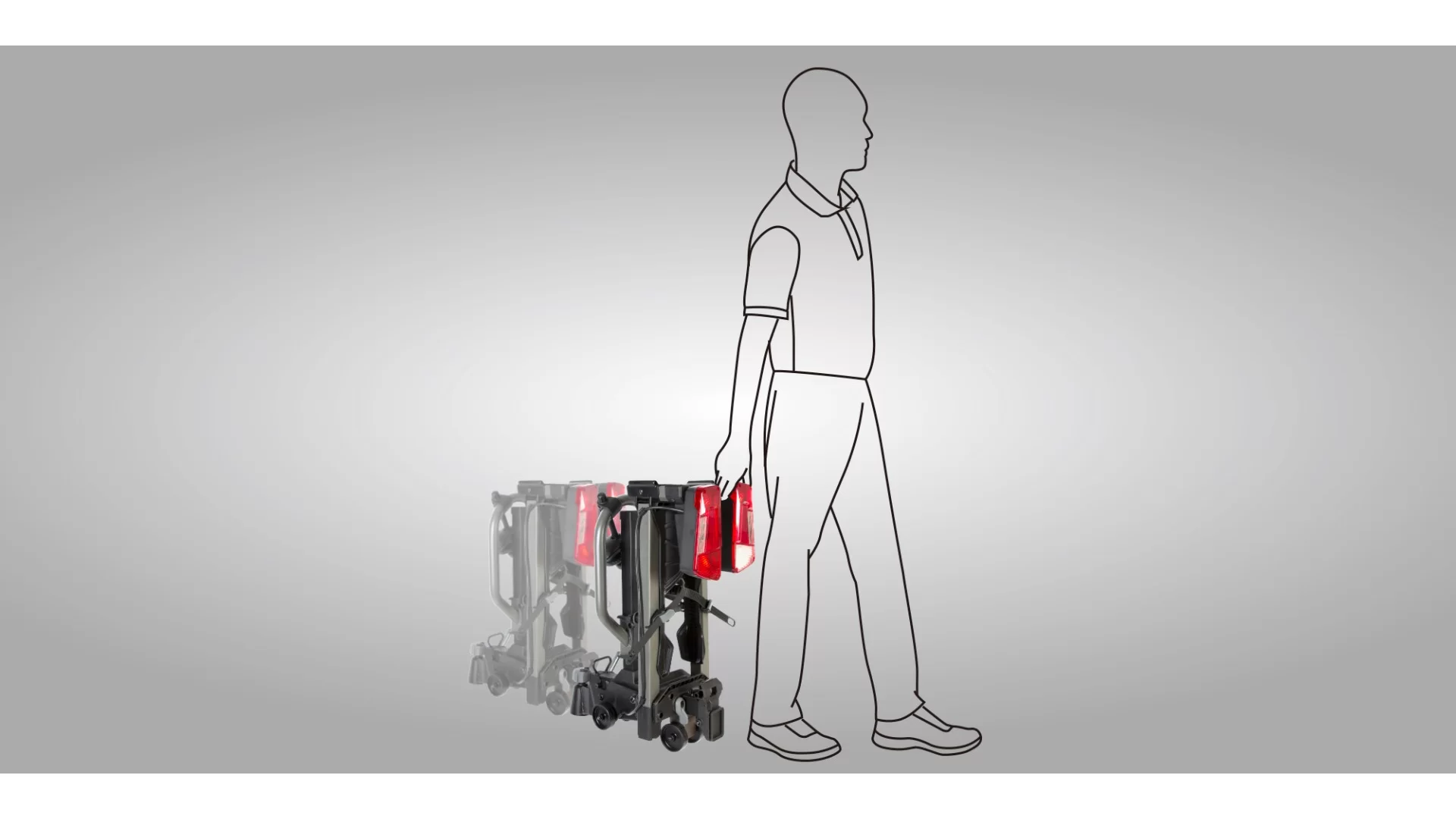 Buzzrack E-Scorpion 1 (Tow Ball) 1 Bike Platform Rack (BR-E-SCORPION-1) - View 1