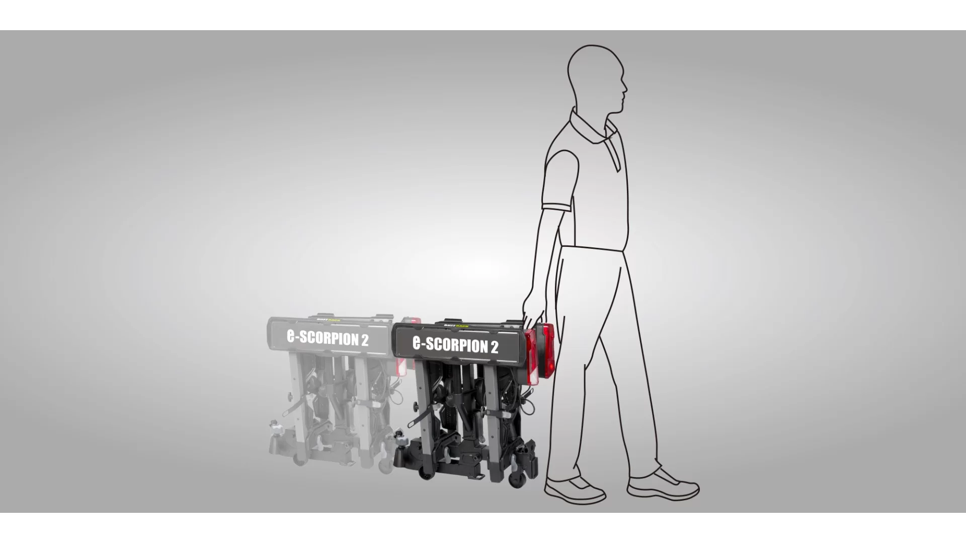 Buzzrack E-Scorpion 2 (Tow Ball) 2 Bike Platform Rack (BR-E-SCORPION-2) - View 2