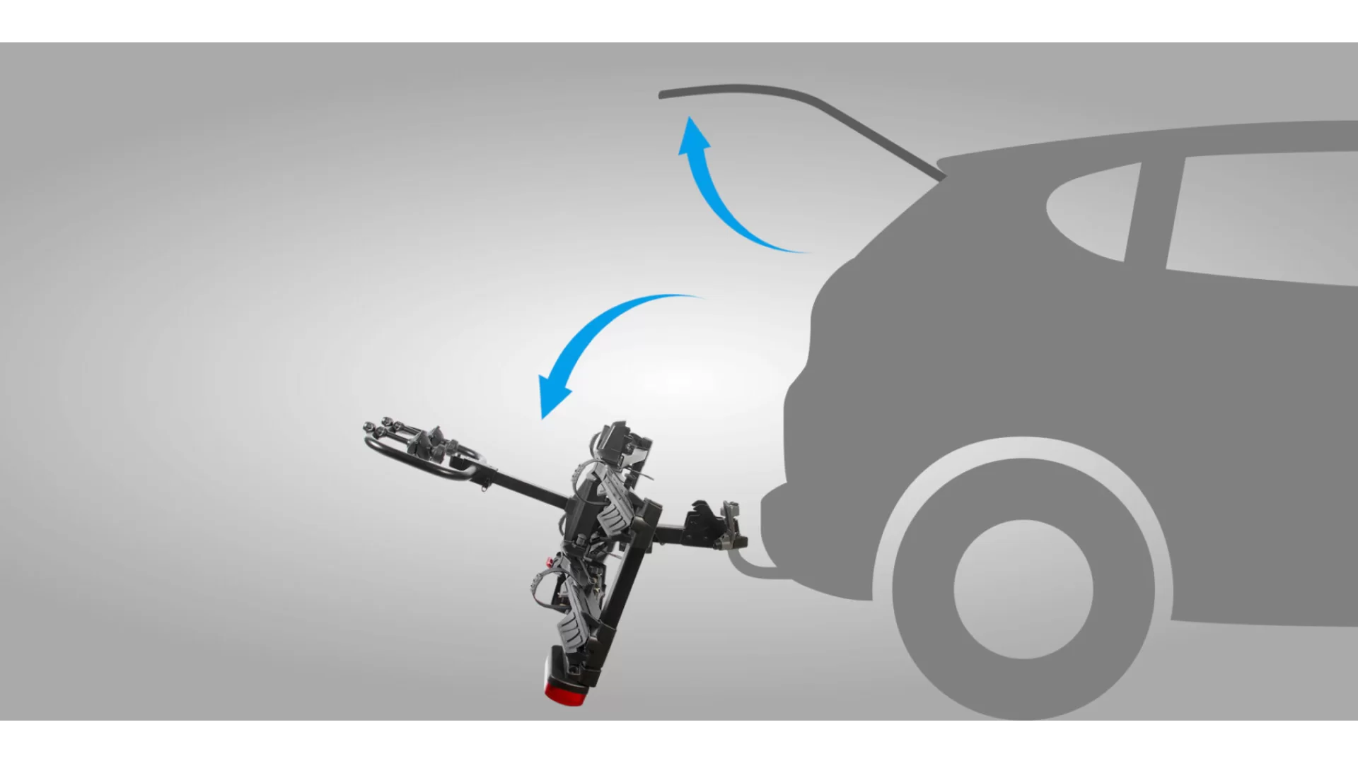 Buzzrack Scorpion Lite Towball Mount 2 Bike Carrier (BR-SCORPION-LITE-2) - View 6