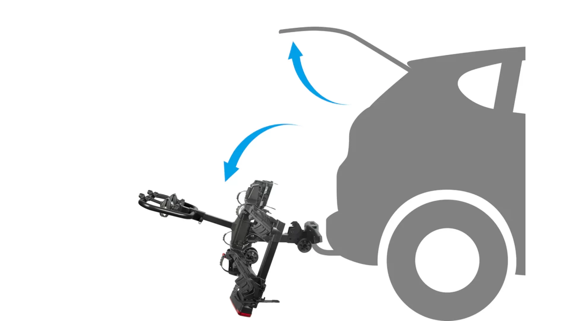Buzz Rack Scorpion PRO 2 Tow Ball Mounted 2 Bike Platform Rack (BR-SCORPION-PRO-2) - View 3