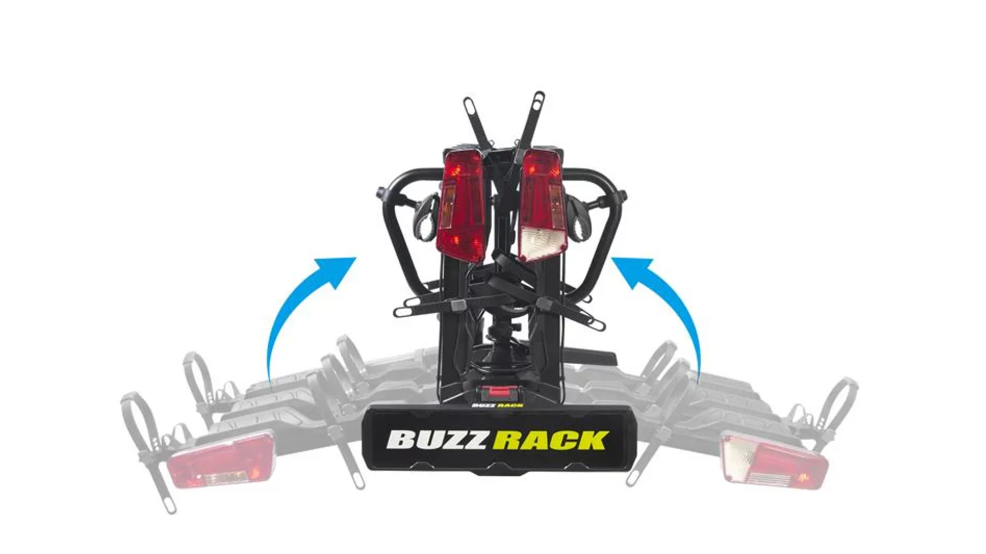 Buzz Rack Scorpion PRO 3 Tow Ball Mounted 3 Bike Platform Rack (BR-SCORPION-PRO-3) - View 5