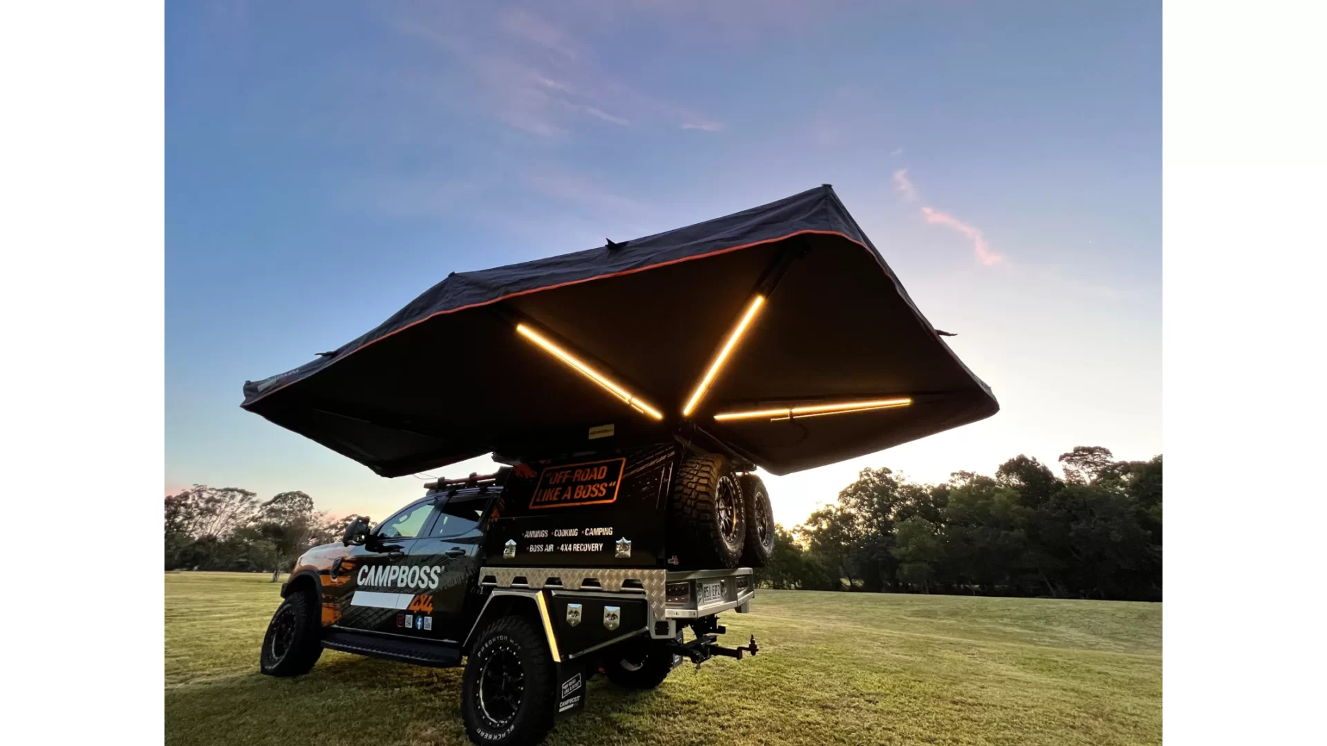 Campboss Shadow 270Xl Awning W/Zip Opening For Rtt (CB-S270XLRTT) - View 6