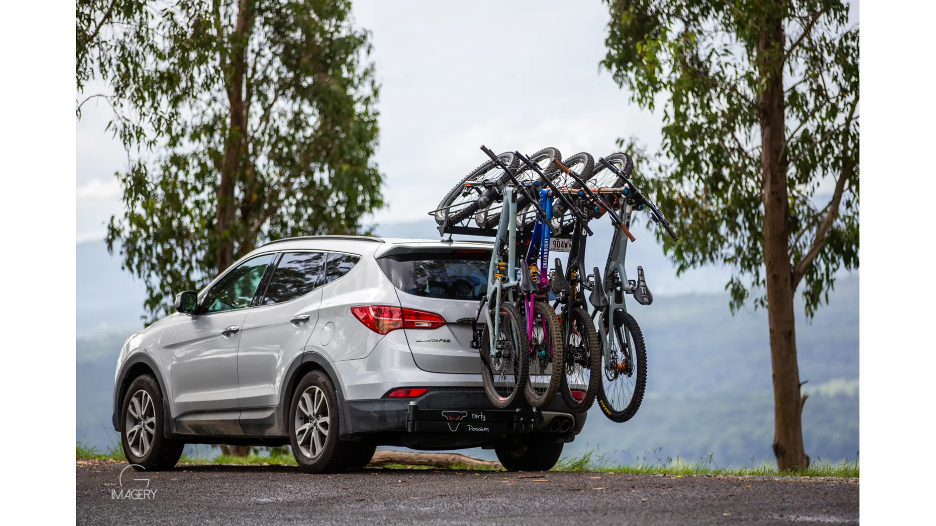 Dirty Possum 2 Vertical Bike Rack Black (69-DPVR-2)