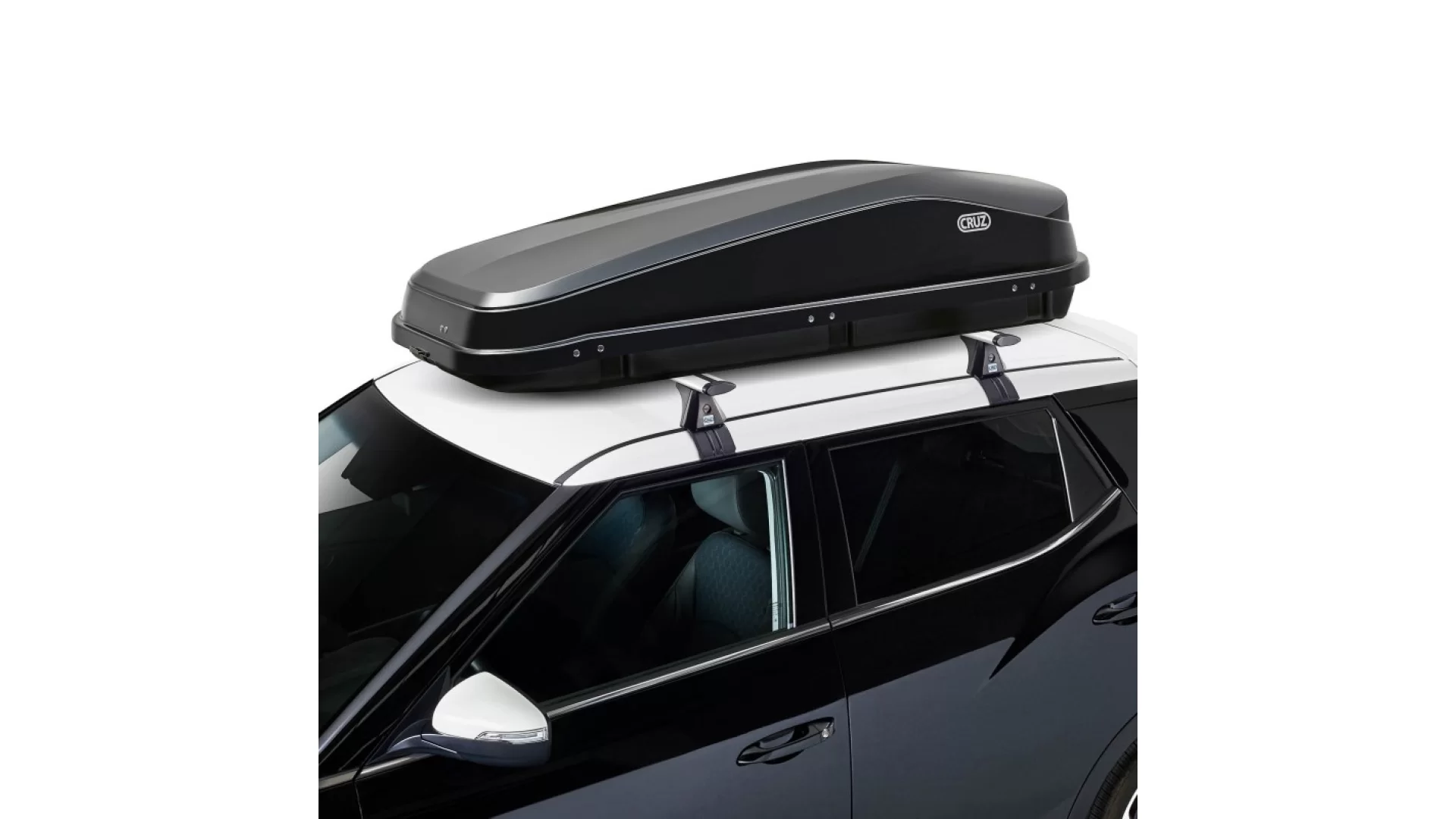 Cruz Easy Gloss Black 430 litre Roof Box - 940-349U