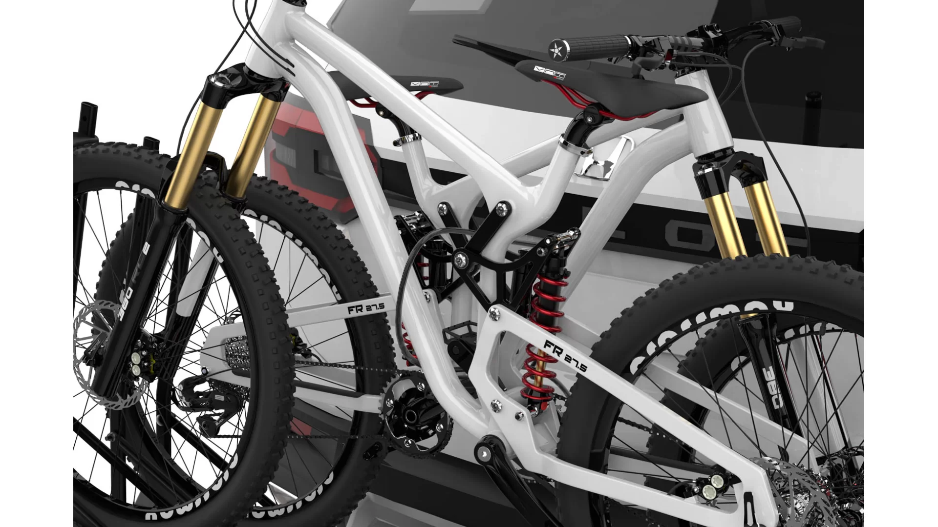 CRUZ Kicker 2 Bike Hitch Mounted Platform Rack (940-584) - View 2