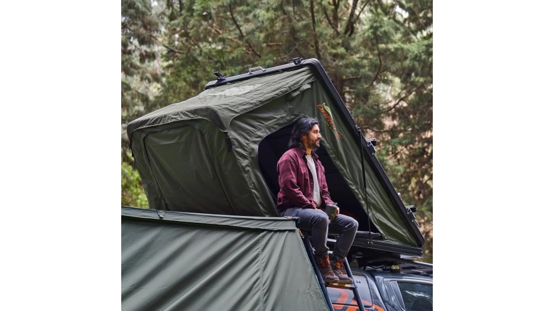 Darche ECO Ridgeback Green Roof Top Tent (T050801555ECO) - View 5