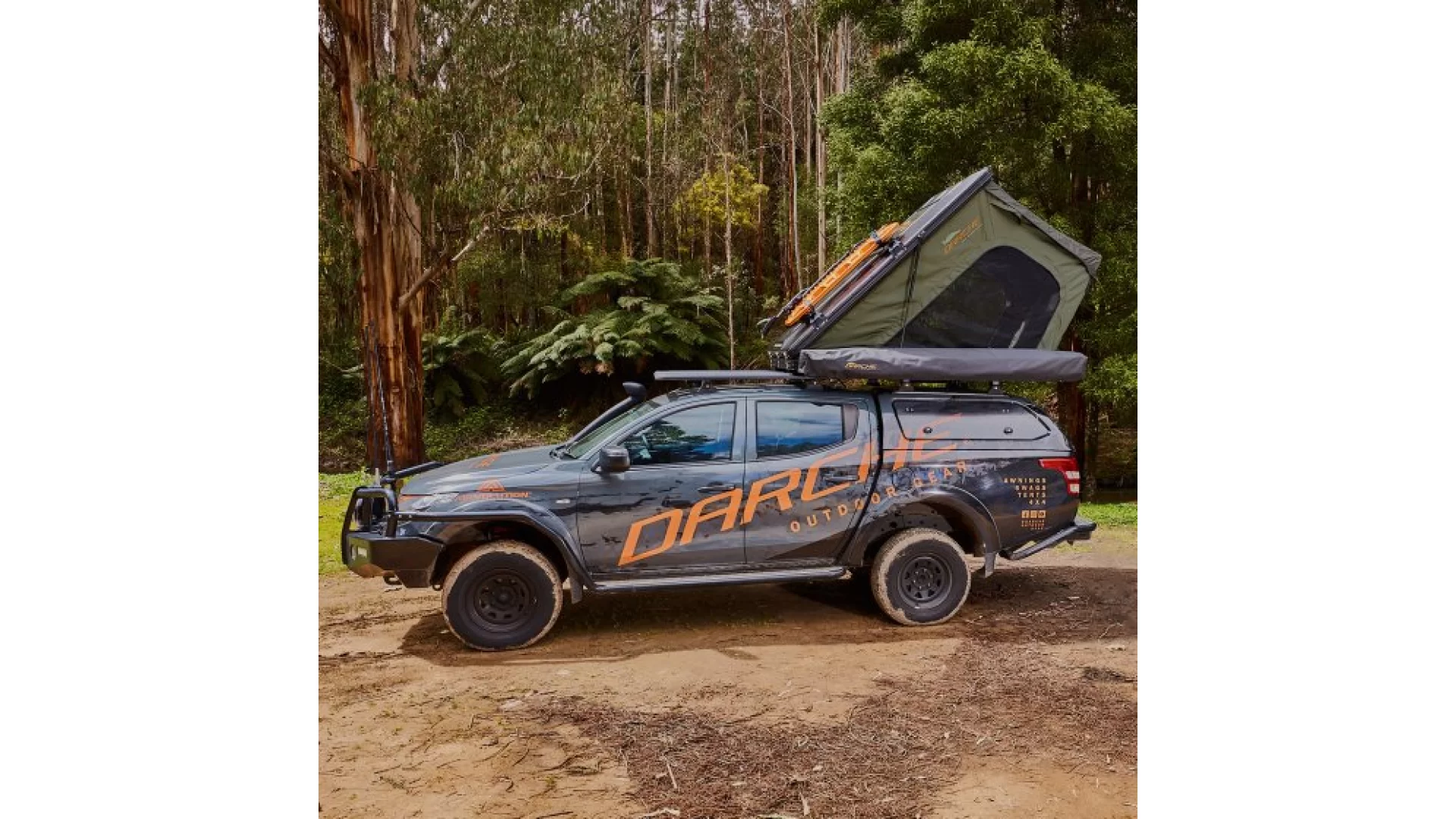 Darche ECO Ridgeback Green Roof Top Tent (T050801555ECO) - View 4