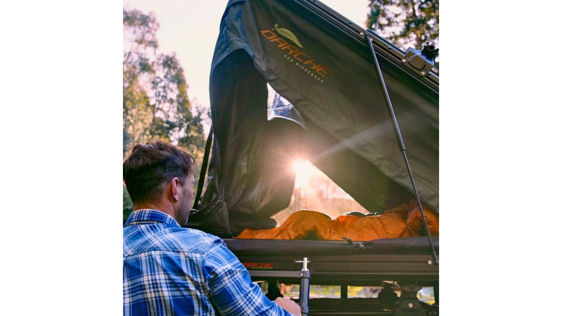 Darche ECO Ridgeback Green Roof Top Tent (T050801555ECO) - View 2