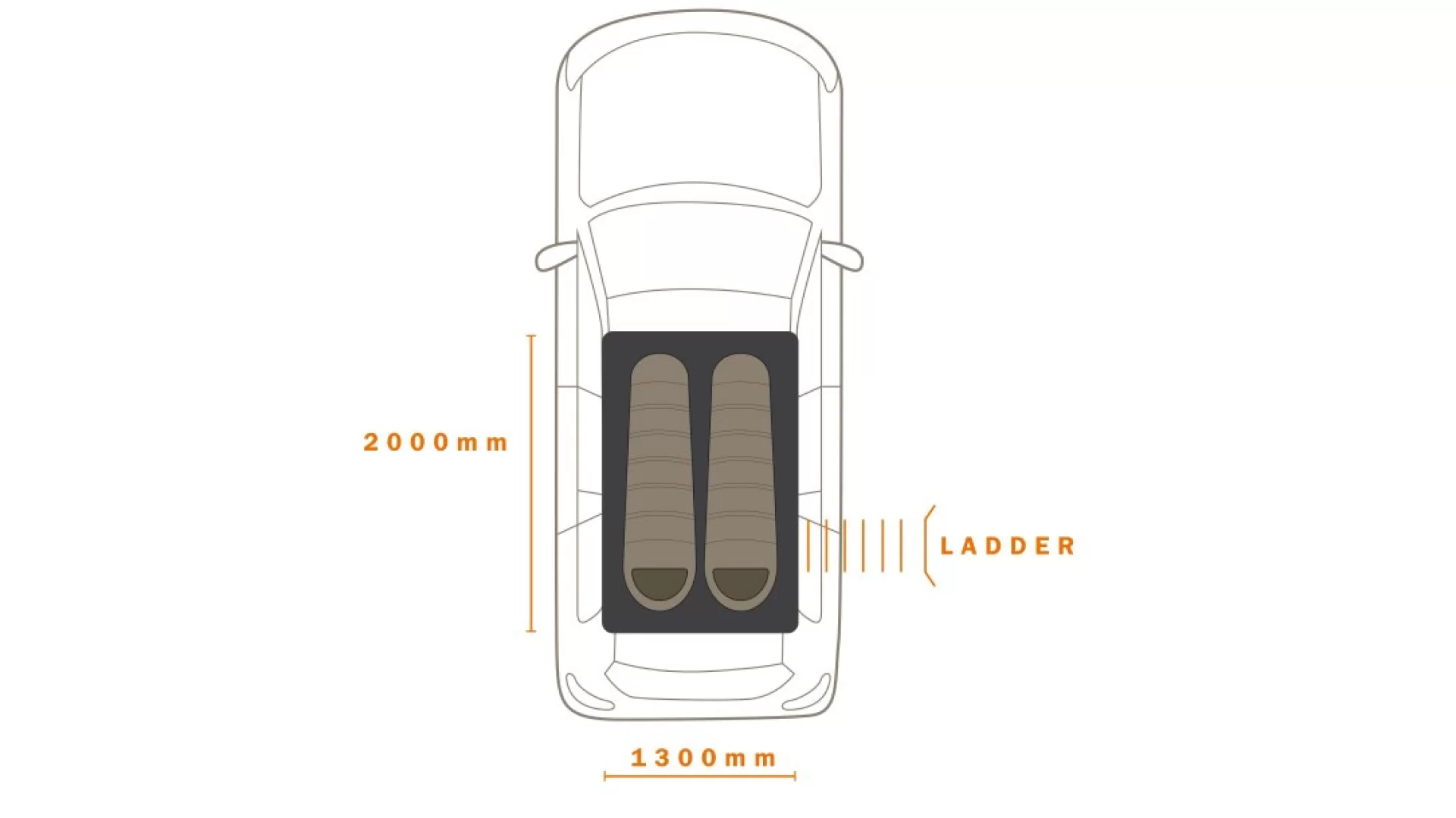 Darche ECO Ridgeback Grey Roof Top Tent (T050801555S) - View 4