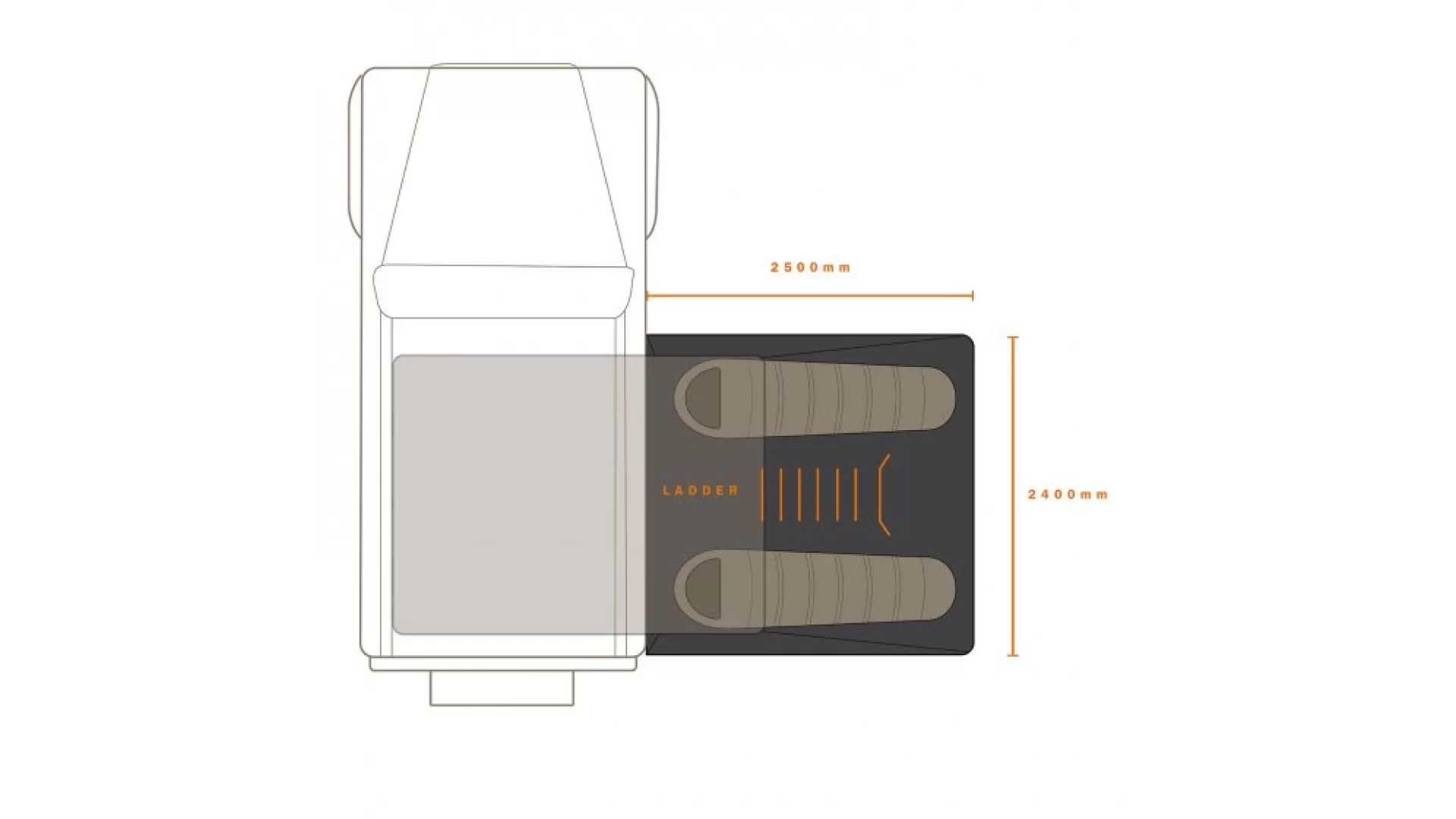 Darche Hi View 1800 Annex 2.1m Drop T050801627 - View 3