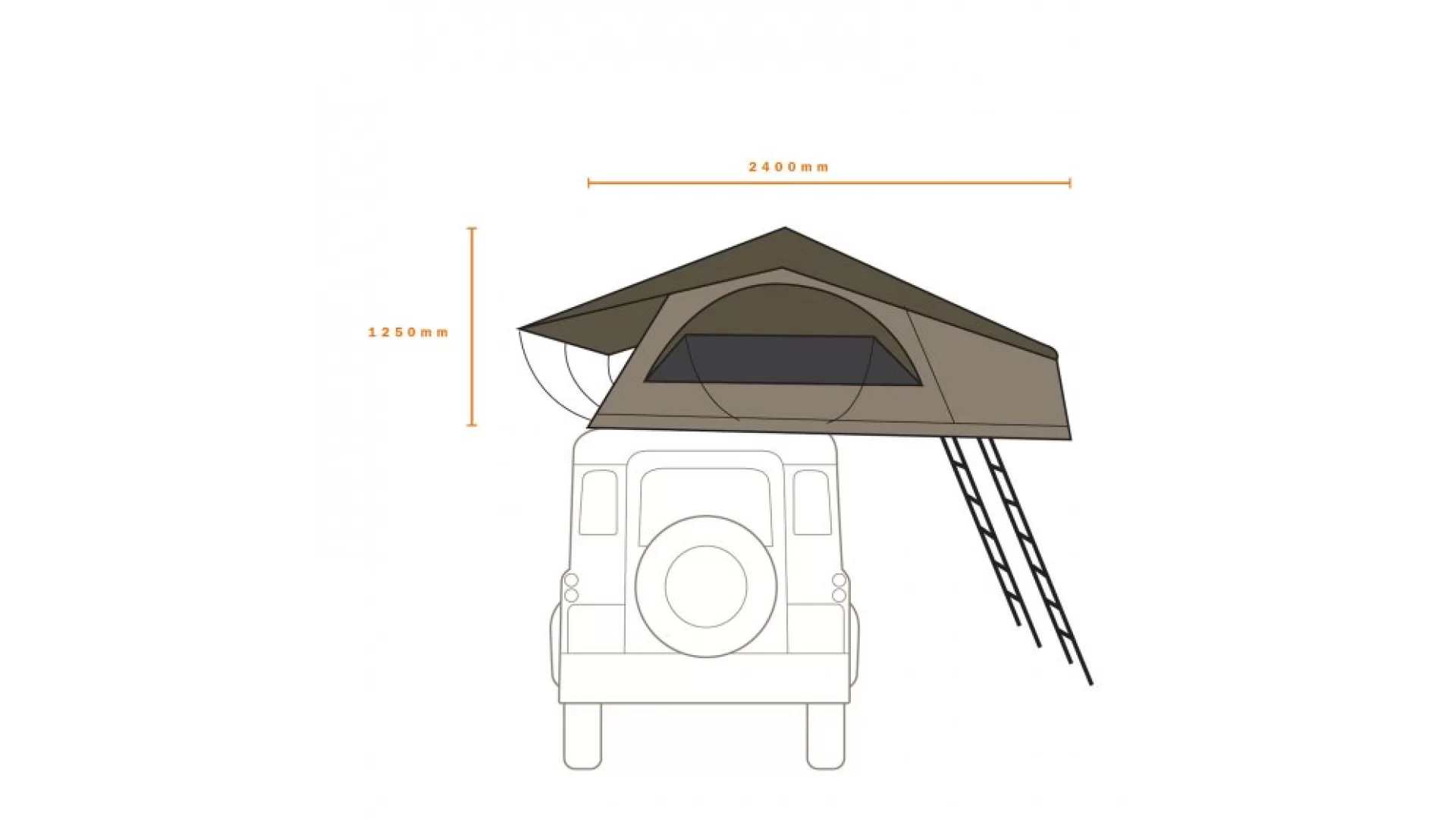 Darche Basecamp 2200 Roof Top Tent (T050801636) - View 7