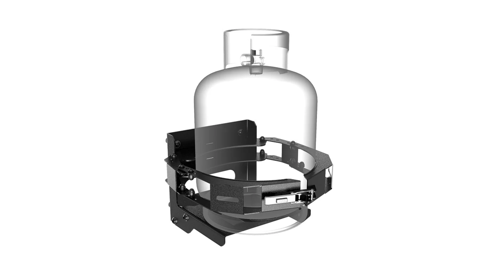 Gas/Propane Bottle Holder / Side Mount - GBHO014