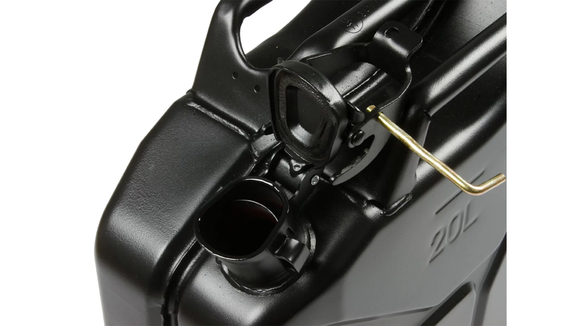 20l Fuel Jerry Can - Black Steel Finish - JCFU001 - View 3