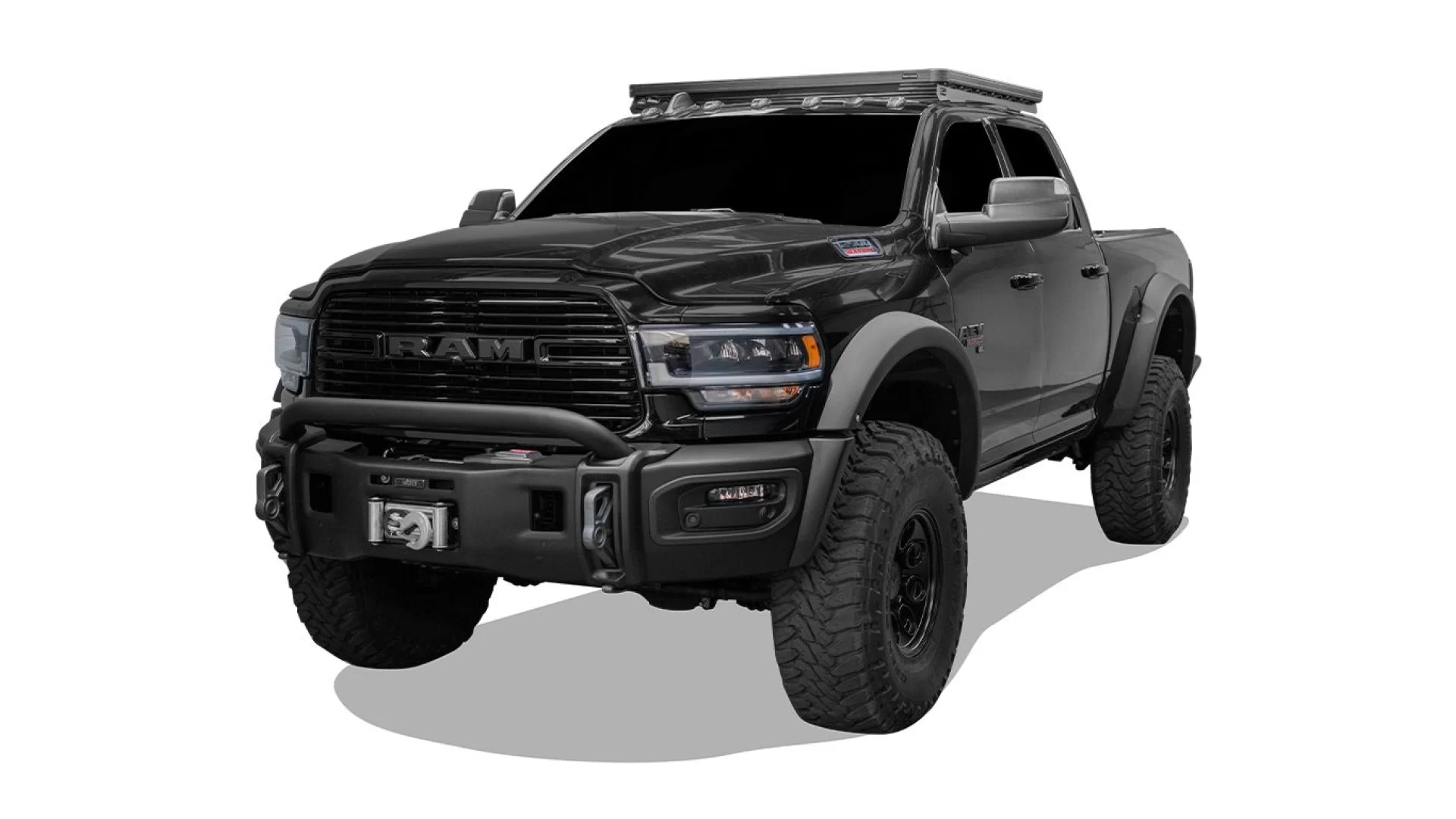 Ram 1500/2500/3500 Crew Cab (2009-Current) Slimline II Roof Rack Kit / Low Profile - KRDR011T