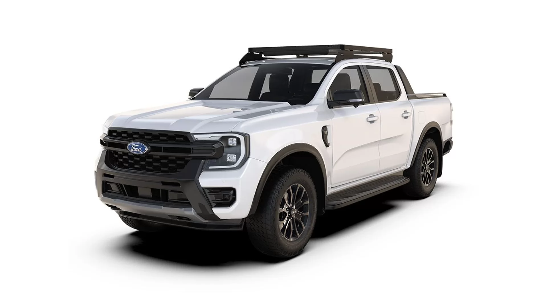 Ford Ranger T6.2 Wildtrak/Raptor Double Cab (2022-Current)/Volkswagen Amarok (2023-Current) Double Cab Slimline II Roof Rack Kit - KRFR015T