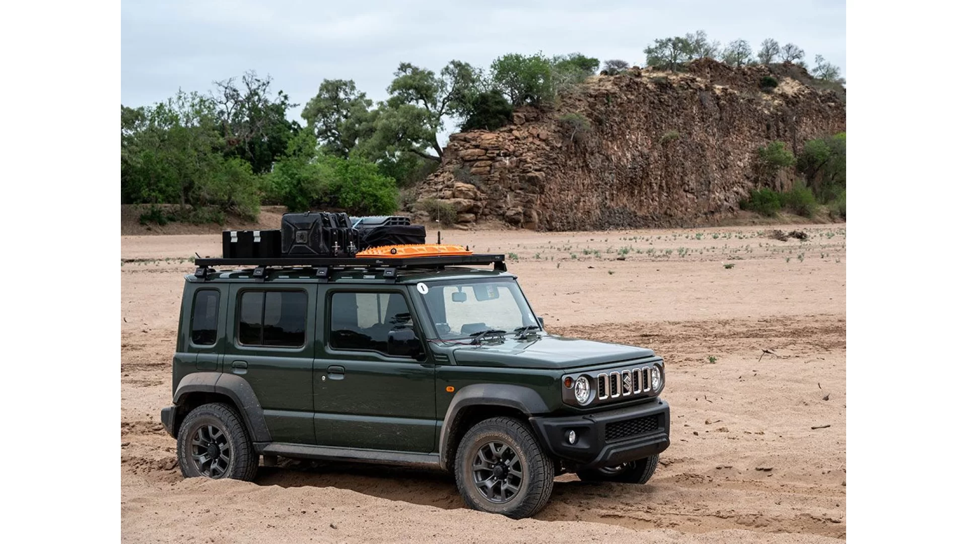 Suzuki Jimny 5 Door (2023-Current) Slimline II Roof Rack - KRSJ007T - View 2