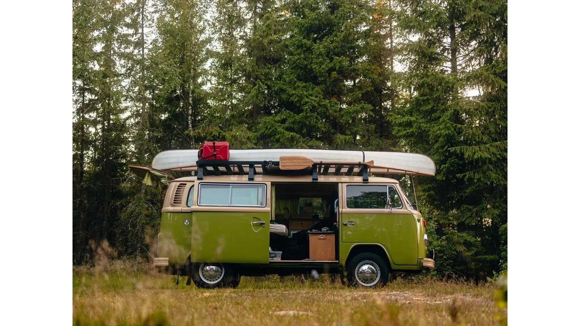 Volkswagen T2 Transporter/Kombi Slimline II Roof Rack Kit / Tall - KRVK009T