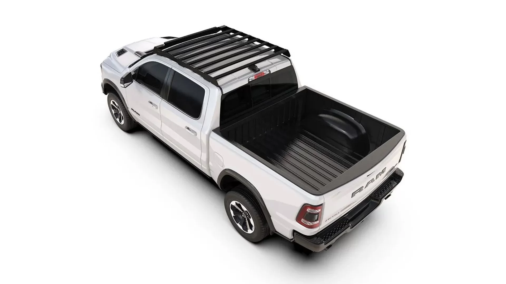 RAM 1500 5th Gen Crew Cab (2019-Current) Slimsport Roof Rack Kit / Light Bar Ready - KSDR003T - View 3