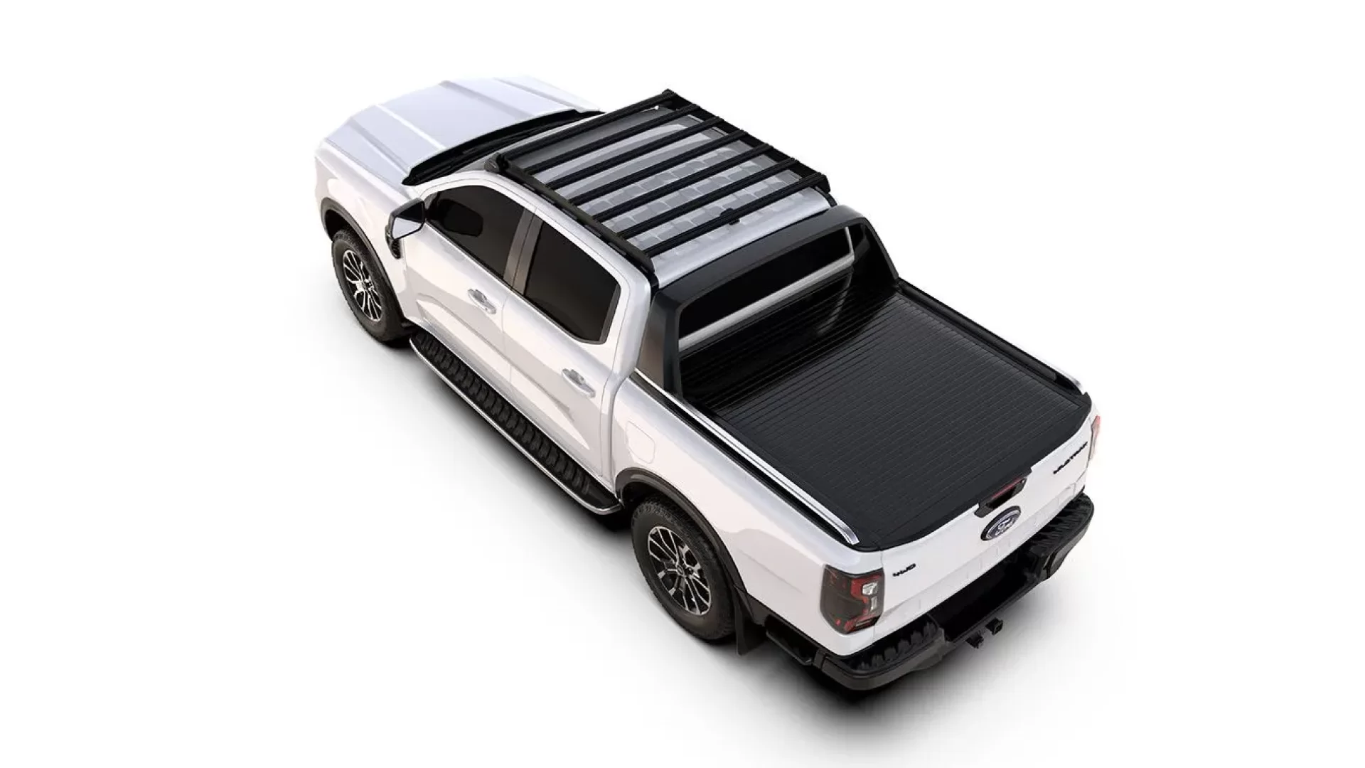 Ford Ranger T6.2 Wildtrak/Raptor Double Cab (2022-Current) Slimsport Roof Rack Kit - KSFR009T - View 3