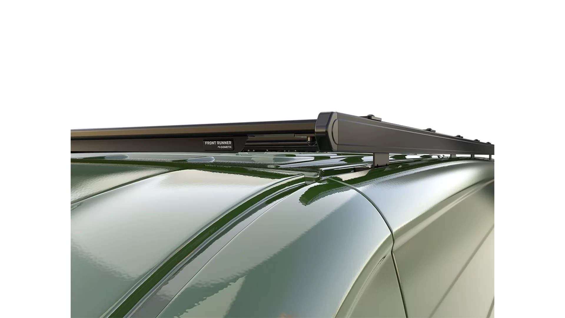 Volkswagen Crafter (L3H2/ MWB/Standard Roof) (2017-Current) Slimpro Van Rack Kit - KVVC001T - View 3