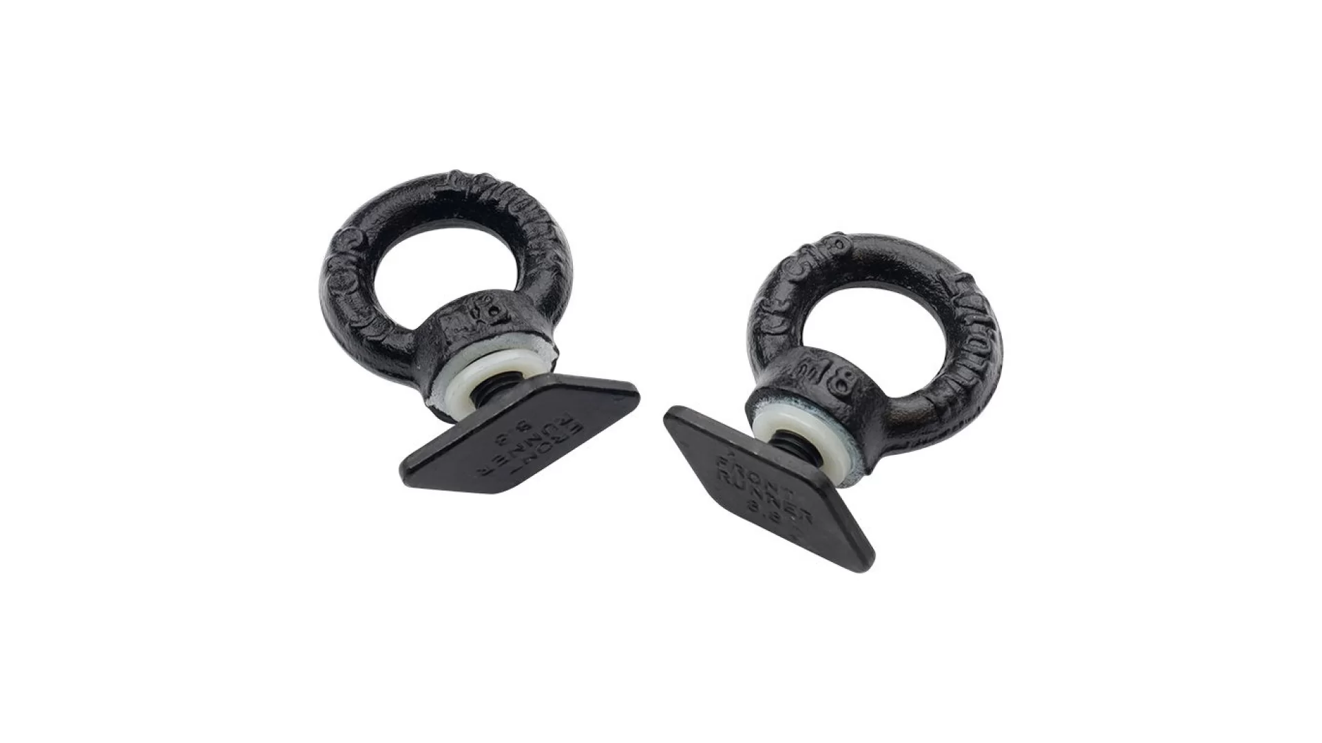 Black Tie Down Rings / Eye Bolts for Tracks - RRAC221