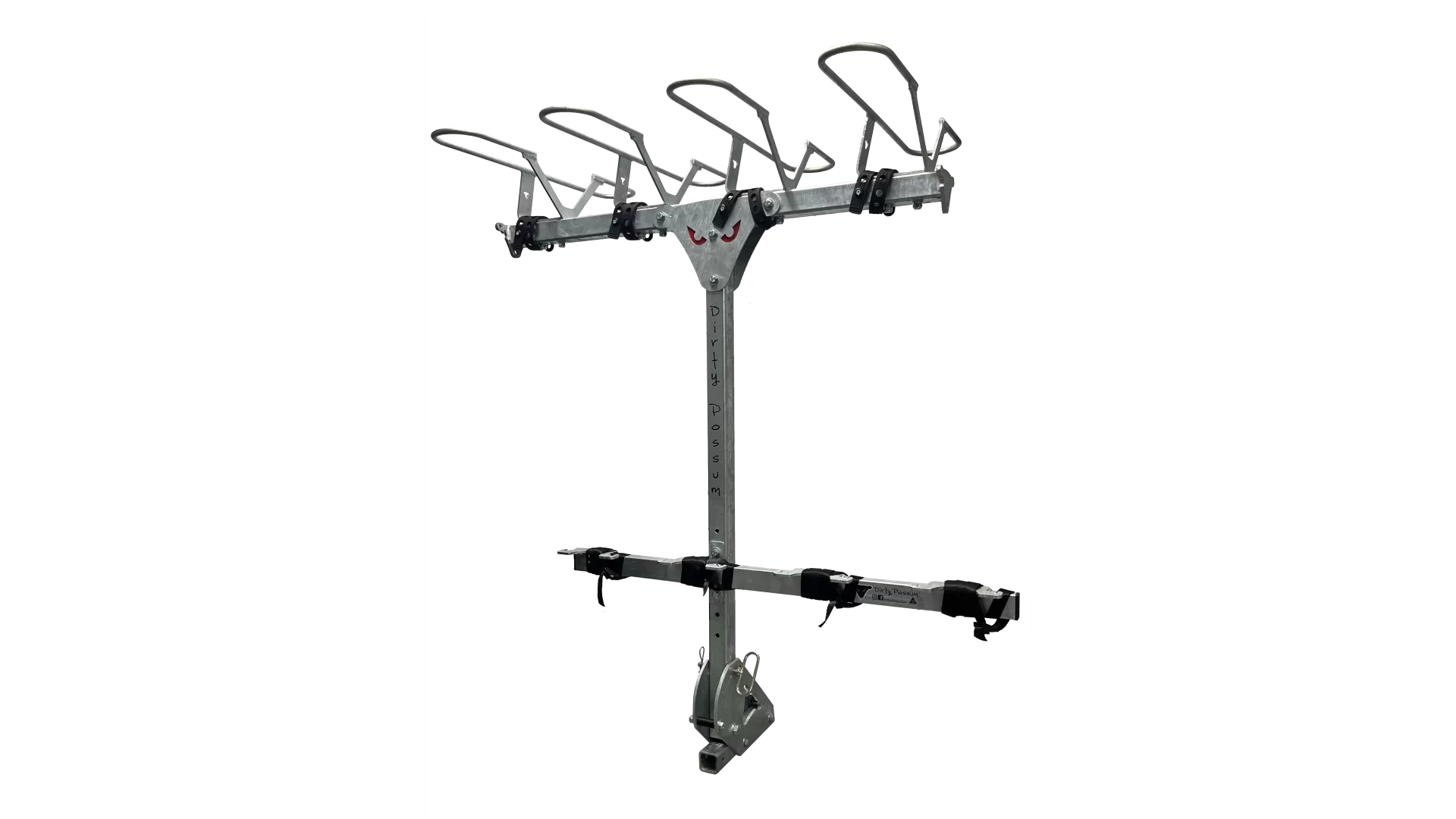 Dirty Possum 4 Vertical Bike Rack Galvanized - 69-DPVR-4GAL - View 3