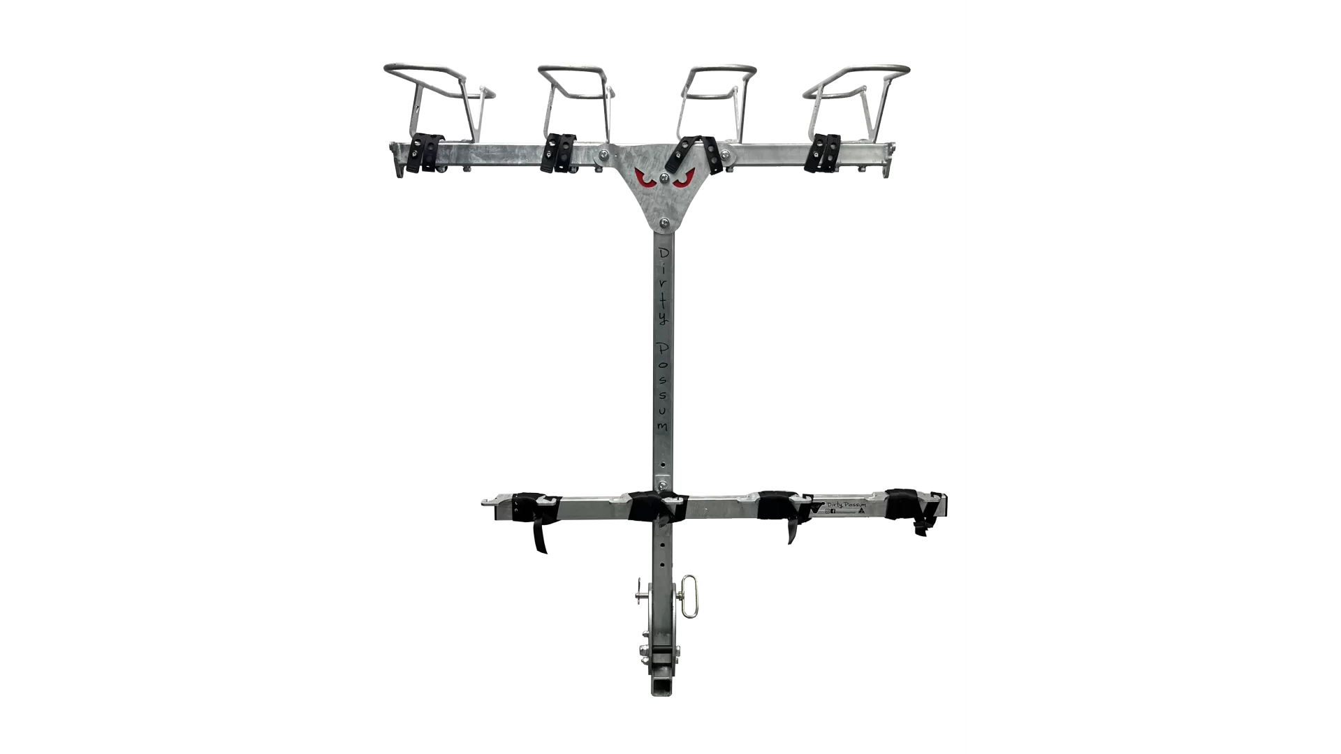 Dirty Possum 4 Vertical Bike Rack Galvanized - 69-DPVR-4GAL