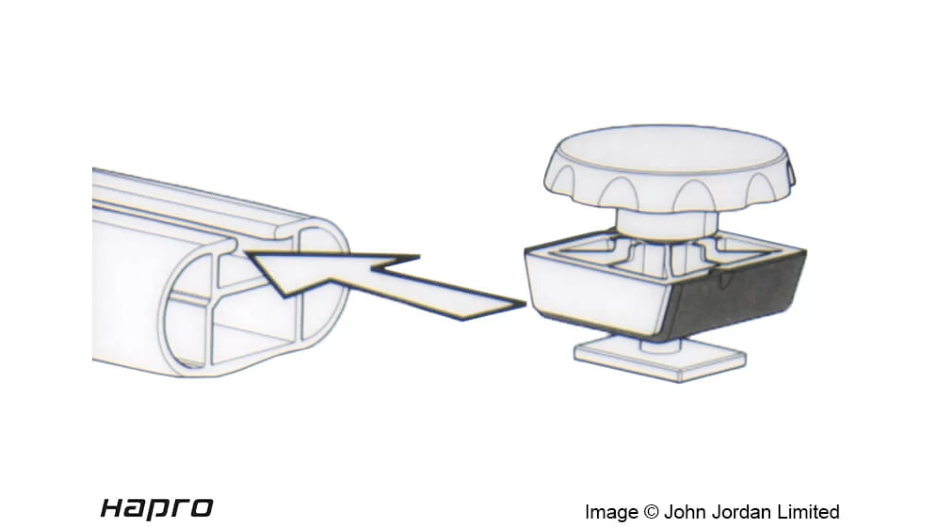 Hapro T-Slot Adaptor Kit - 29772 - View 2