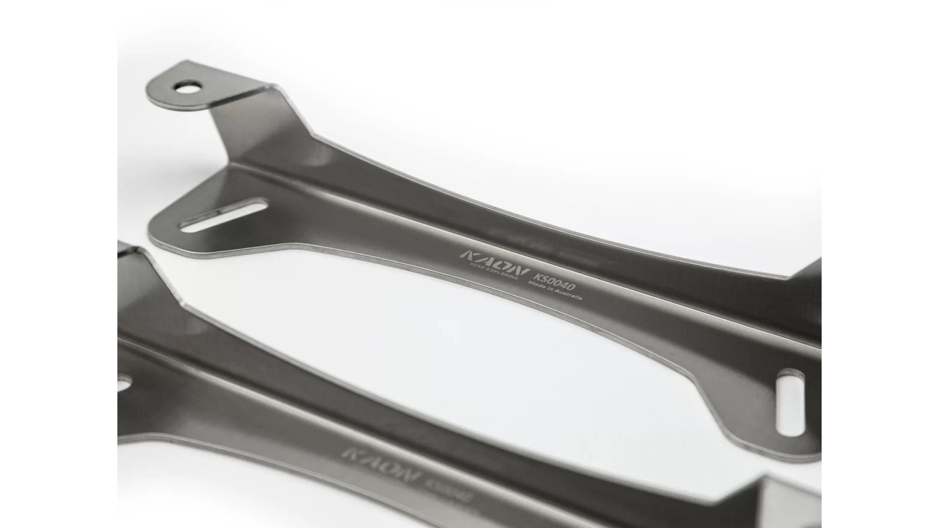 Kaon Tradesman Maxtrax Mounts to suit Rhino-Rack Pioneer Tradie Platform [Option: No Pins] - KS0040 - View 3