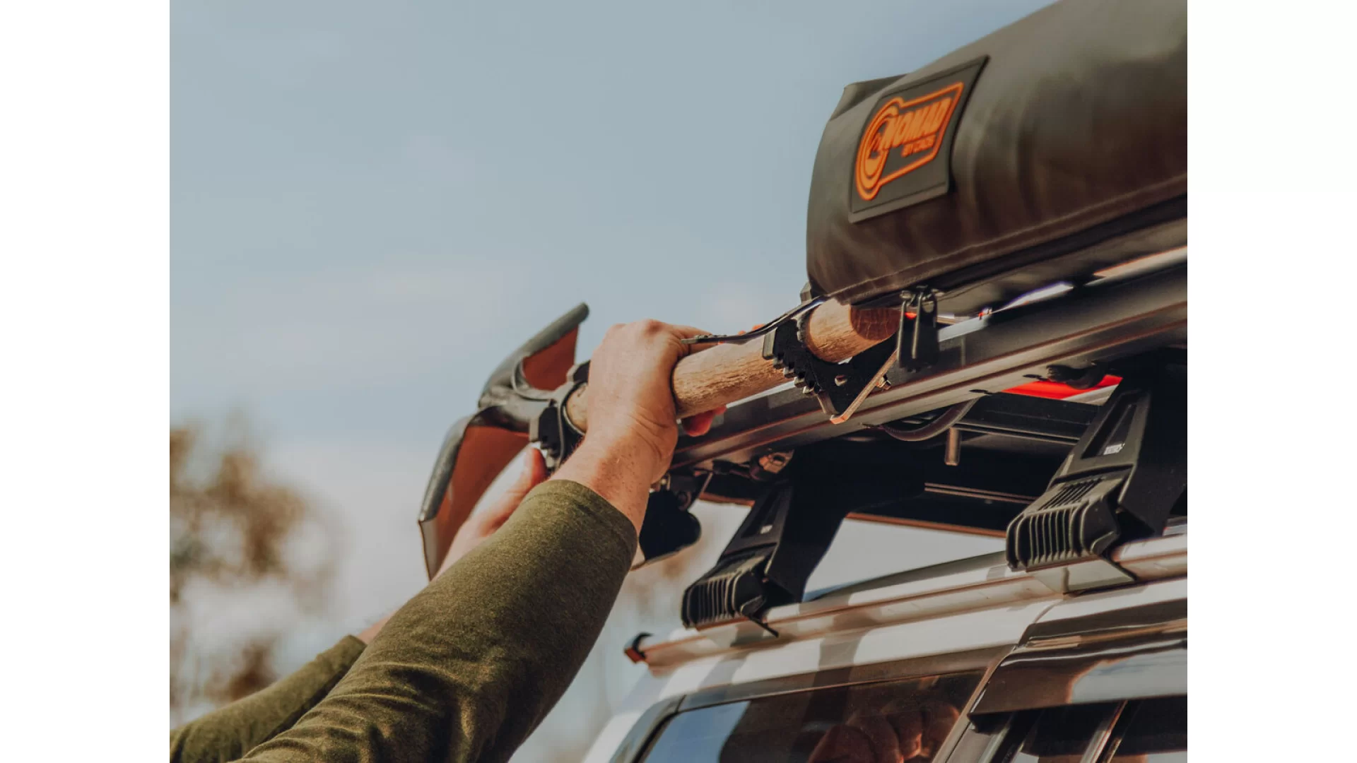 Kaon QuickFist Clamp Shovel Holder with Bracket to suit Rhino-Rack Pioneer Platform - KS0068 - View 7