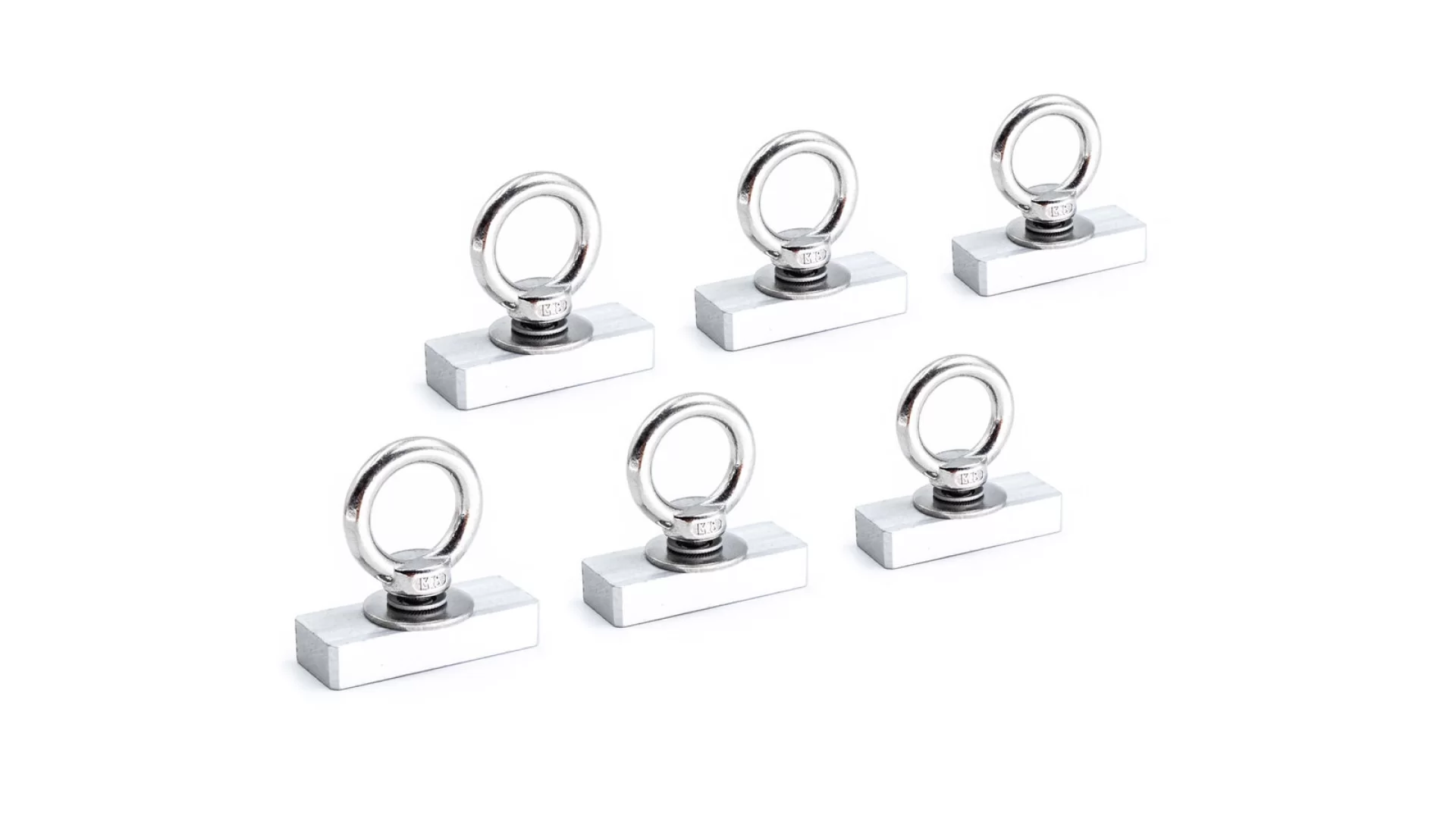 Kaon M8 Stainless Steel Eye Bolt Tie Down Kit Rhino Pioneer Platform Rack [Qty: 6] - KS0071