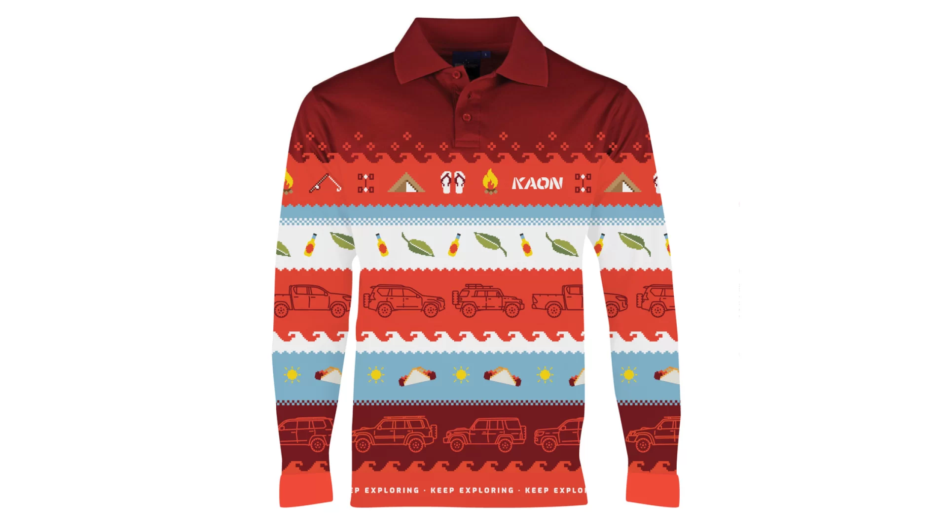 Kaon Ugly Fishing Shirt [Size: S] - KS0392_S