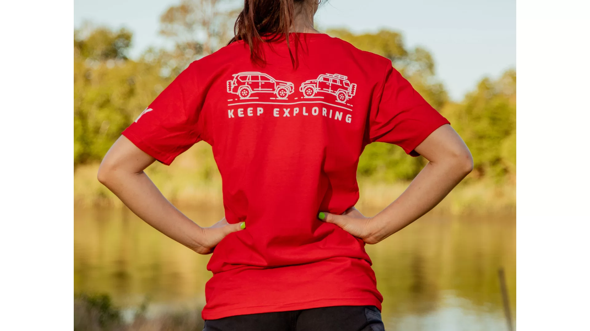 Kaon Prado & FJ Tee [Colour: Red] [Size: L] - KS0406_L - View 6