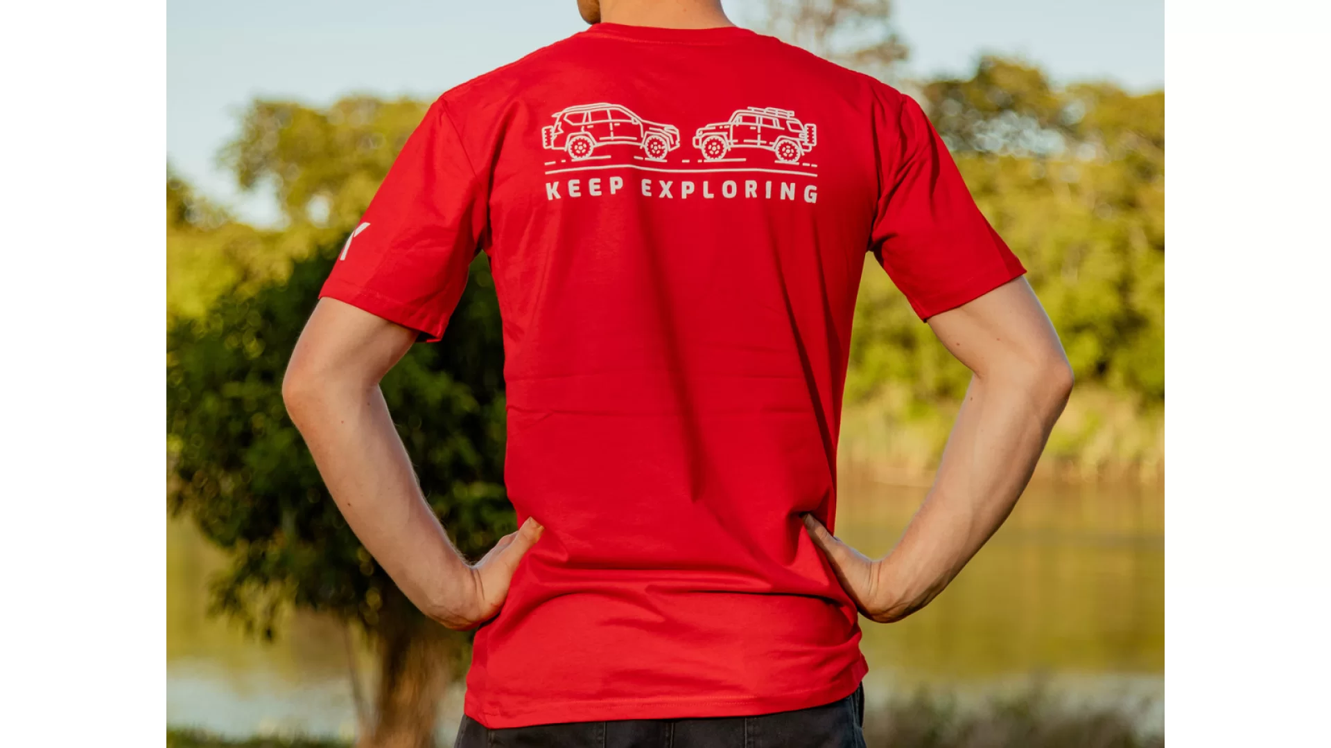 Kaon Prado & FJ Tee [Colour: Red] [Size: XL] - KS0406_XL - View 4