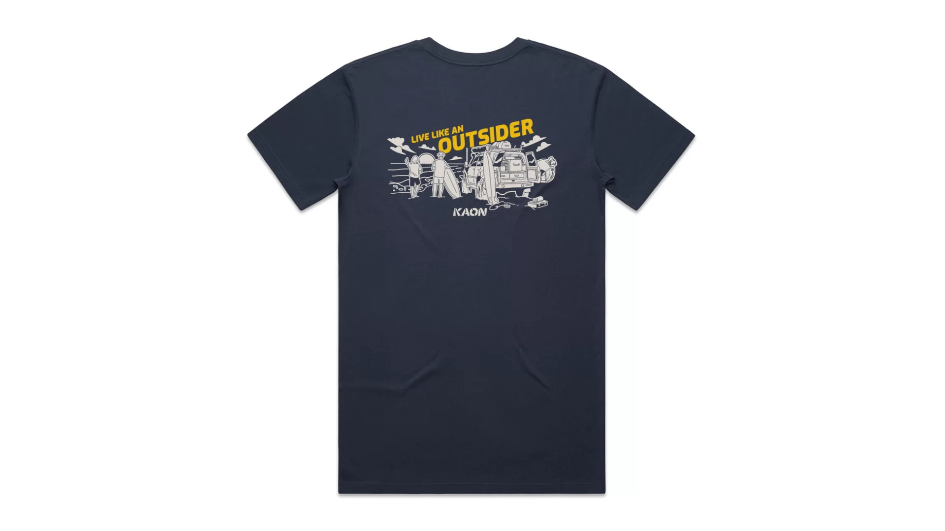 KAON Live Like an Outsider Tee (2XLarge) (KS0791_2XL) - View 3