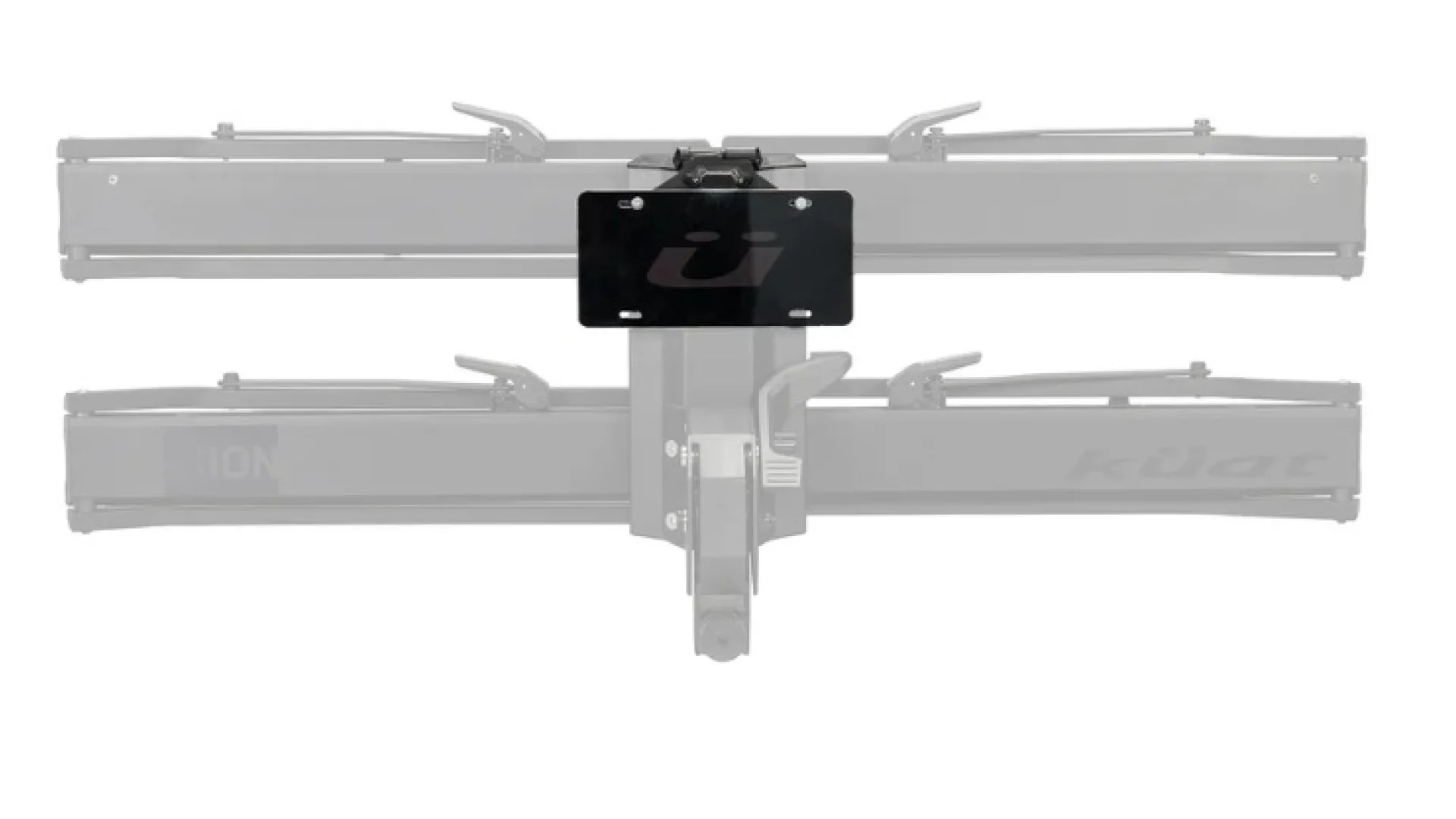 Kuat License Plate Mount Piston ION Black - A45-101-00-00 - View 1