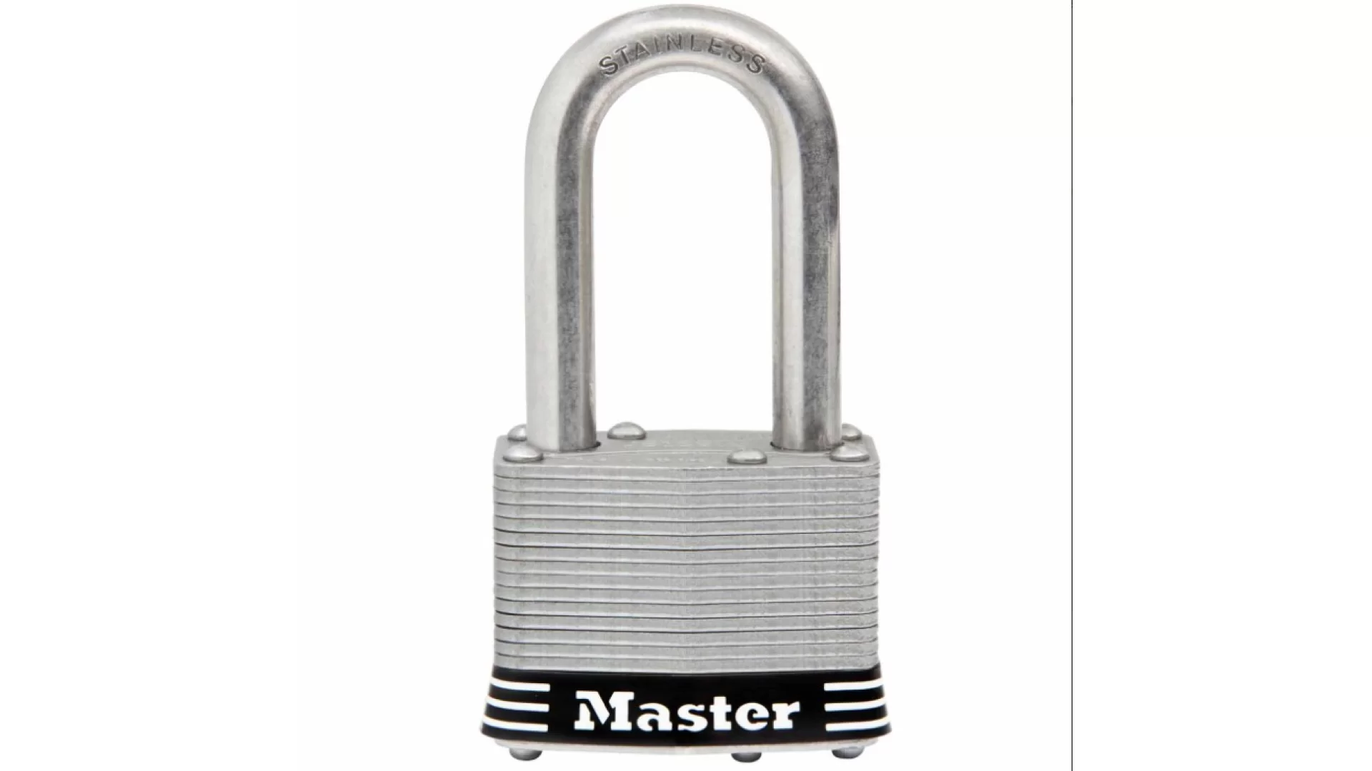 Master Lock S/steel Laminated 44mm Body Shackle 38mm - 1SSDLFAU