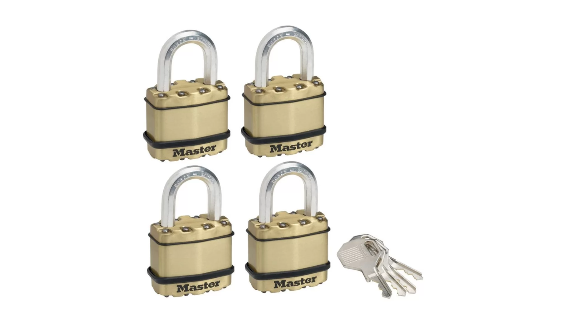 Master Lock Padlock Excell Lam 45mm 25mm Sh 4p - M1BQAU - View 1