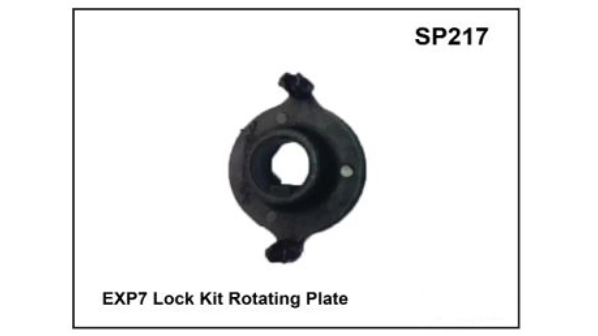 Prorack EXP7 Lock Kit Rotating Plate SP217