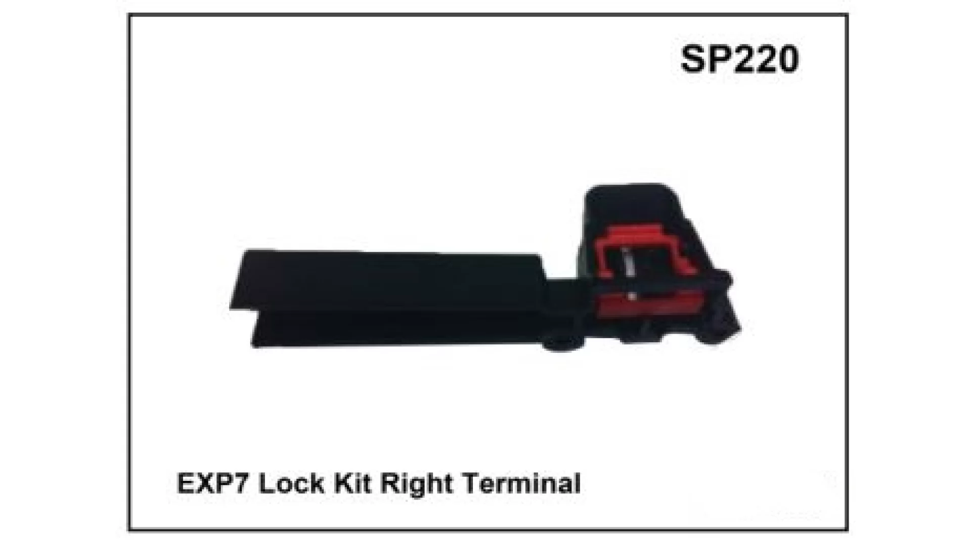 Prorack EXP7 Lock Kit Right Terminal SP220