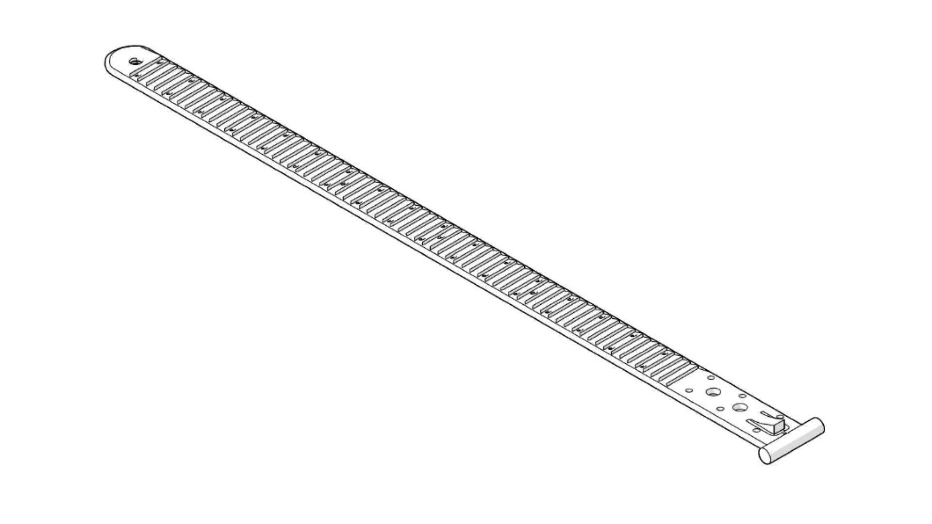 Rhino Rack Spare or Replacement Toothed Strap for MSIT (100-005-00067)