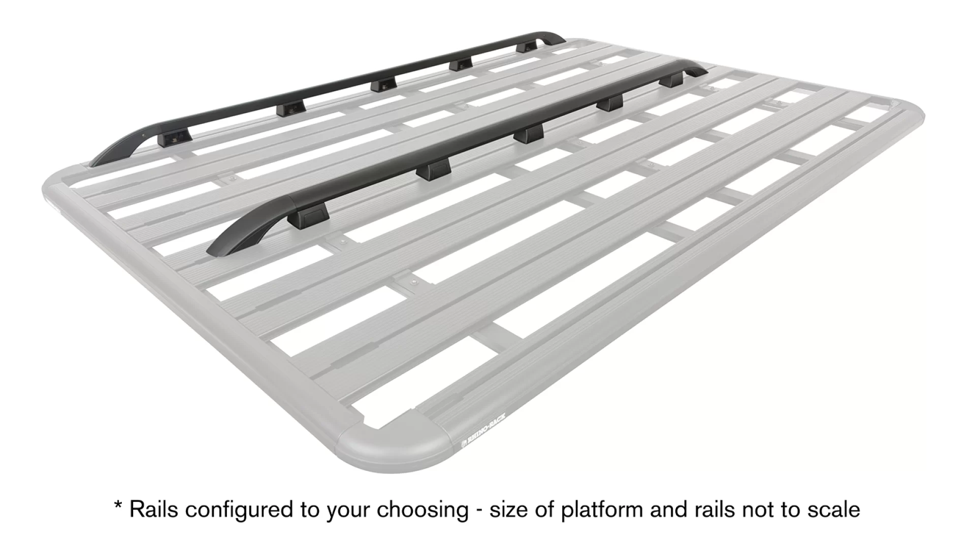 Rhino Rack Pioneer Platform Side Rails (Suits 42102B/42103B/44102B/44103B) 43144B - View 1