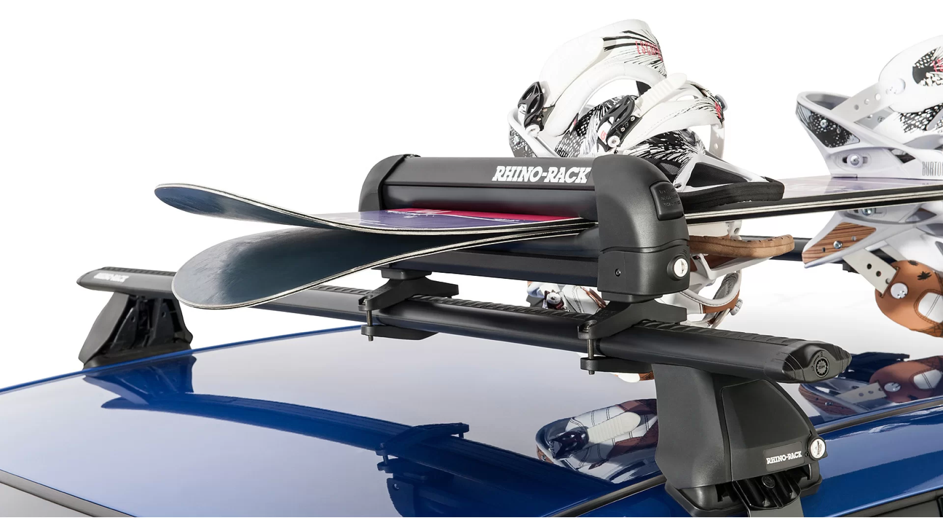 Rhino Rack Ski and Snowboard Carrier - 3 skis or 2 snowboards 573 - View 3