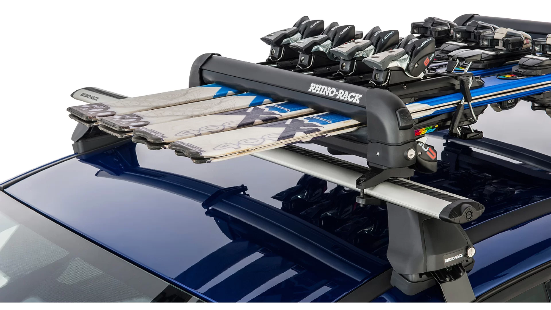 Rhino Rack Ski and Snowboard Carrier - 4 Skis or 2 Snowboards 574 - View 1