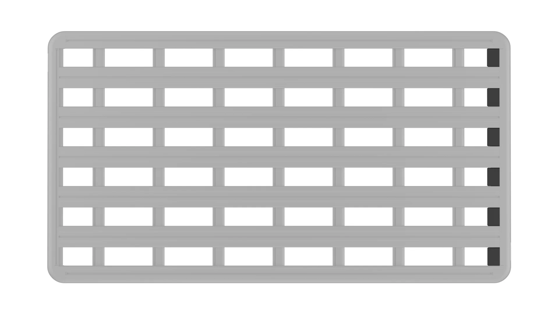 Rhino Rack Pioneer Series 6 Replacement Fairing Set for Platforms 1580mm Wide (61038)