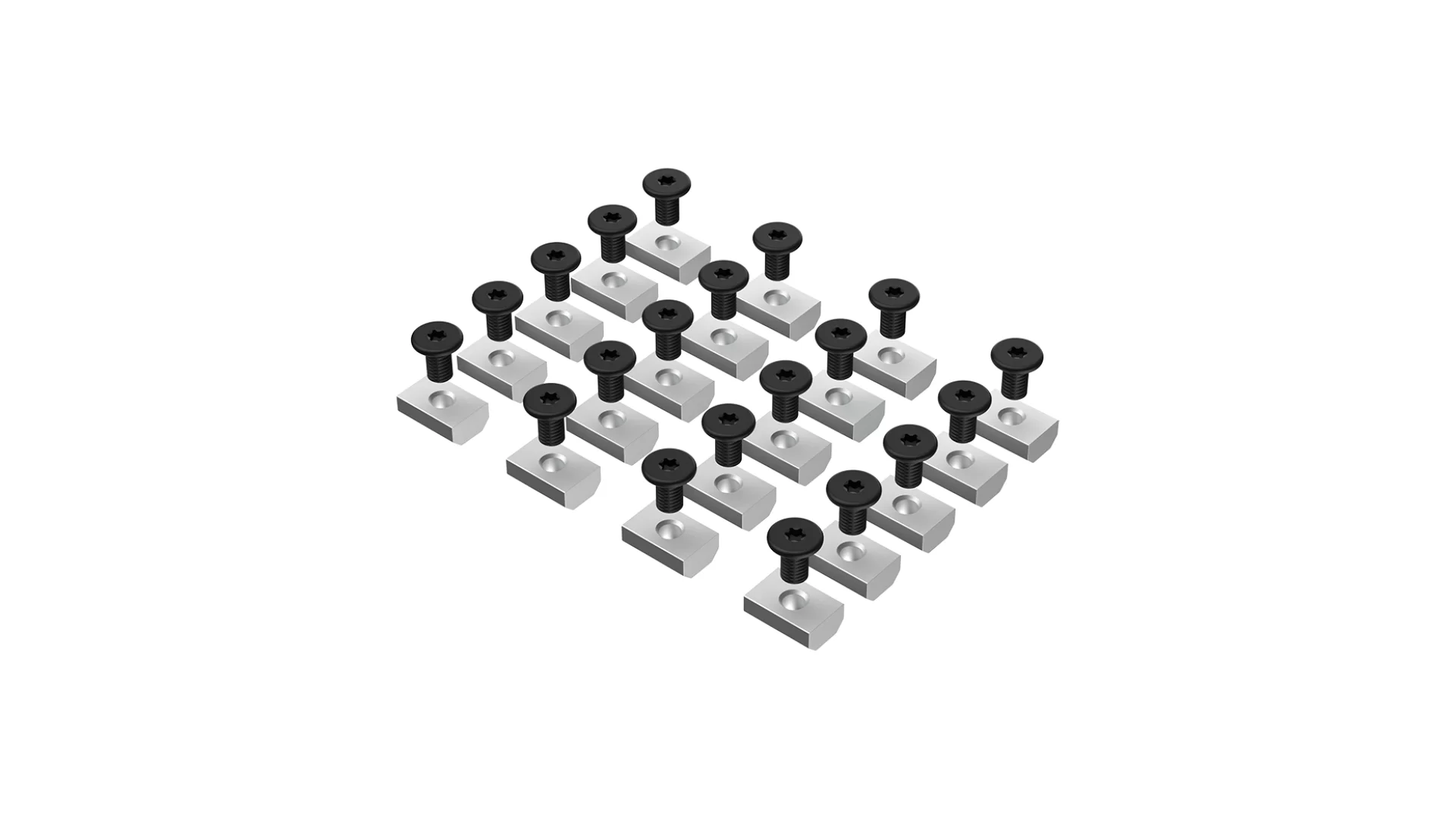 Rhino Rack Pioneer Series 6 Replacement M6 Screws & Channel Nuts Kit (61041)