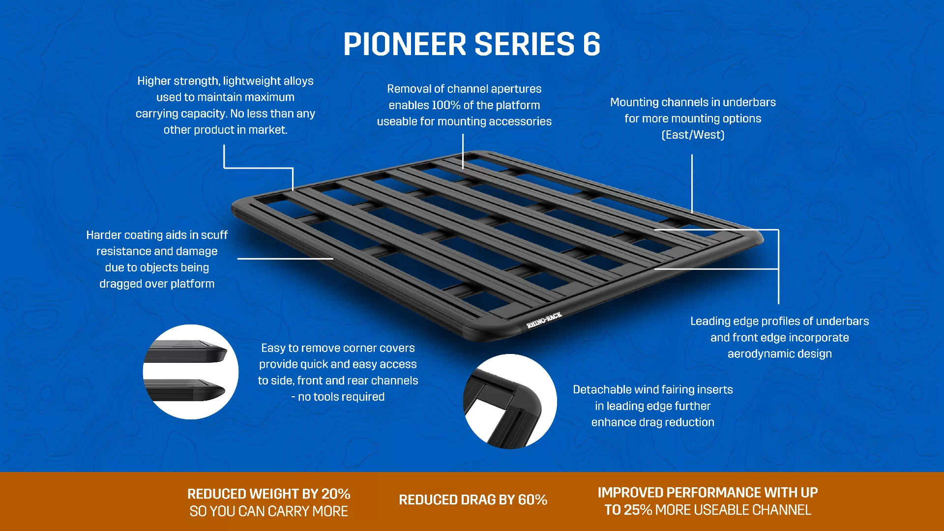 Rhino Rack 6 Series Pioneer Platform 1900 x 1380mm - 62103 - View 2
